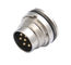 M12 right angle Panel mount Male Female automative 5 pin solder waterproof antenna AISG connector