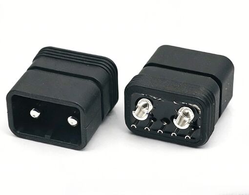 2 + 5 Pin Suya Karşı Batarya Bağlantısı E-Bike Güç Şarjı ve Serbestleştirme için Erkek ve Dişi fiş