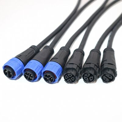 Elektrikli Motosiklet için IP67 Su Geçirmez Hızlı Kilitli Dairesel Konnektör 2–5 Pin 8–15A