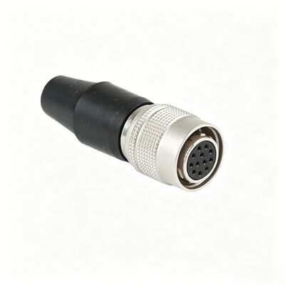 HR10A-10P-12S 12-Pin Dişi Yuvarlak Konnektör Endüstriyel Kamera ve Tıbbi Ekipmanlar İçin İt-Çek Fiş