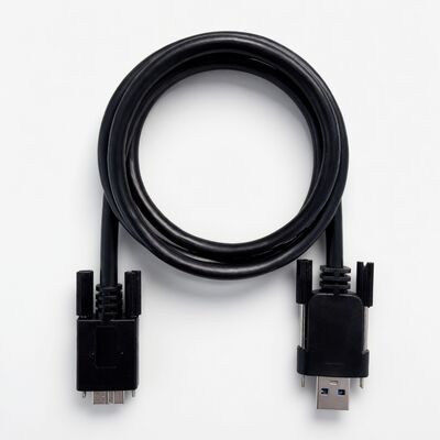 Endüstriyel USB 3.0 Mikro-B'den Tip-A Yüksek Fleksibel Görme Kablosu