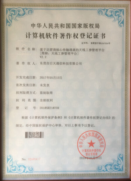 Çin Dongguan RitianLink Technology Co., Ltd. Sertifikalar
